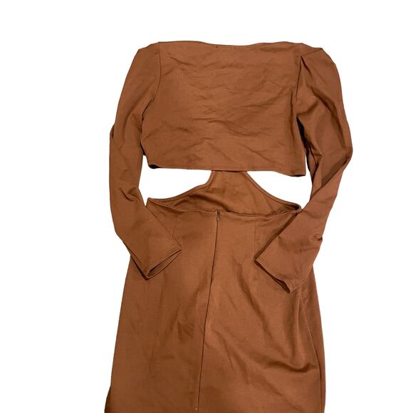 Socialite Long Sleeve Cutout Minidress Size Large - Picture 7 of 9